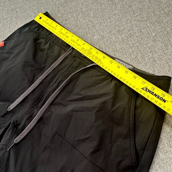 NEW! The American Outdoorsman Mens‎ Shorts XL Black Drawstring Pockets $60 - Picture 4 of 10